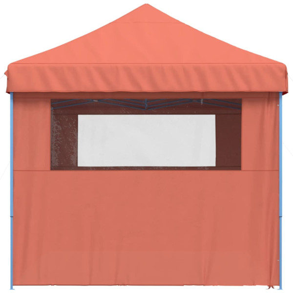 Tenda p/ festas pop-up dobrável 4 paredes laterais terracotta M 4