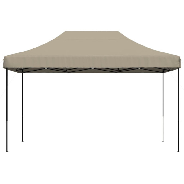 Tenda p/ festas pop-up dobrável 440x292x315cm cinza-acastanhado M 3