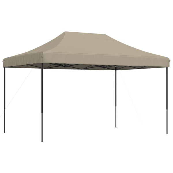 Tenda p/ festas pop-up dobrável 440x292x315cm cinza-acastanhado M 5