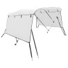 Toldo de 3 arcos Bimini c/ paredes laterais 183x(137-152)x137cm 2