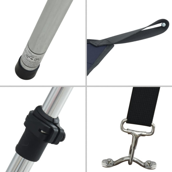 Extensão de toldo em T 170x170x(115-183) cm azul M 5