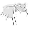 Toldo de 3 arcos Bimini c/ paredes laterais 183x(154-167)x137cm 2