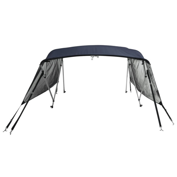 Toldo 4 arcos Bimini paredes malha laterais 243x(185-198)x137cm M 4
