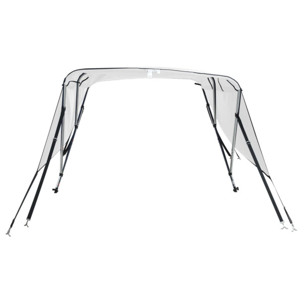 Toldo de 3 arcos Bimini c/ paredes laterais 183x(185-198)x137cm M 4