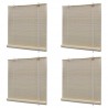 Estores de rolo em bambu natural 4 pcs 120x160 cm 1