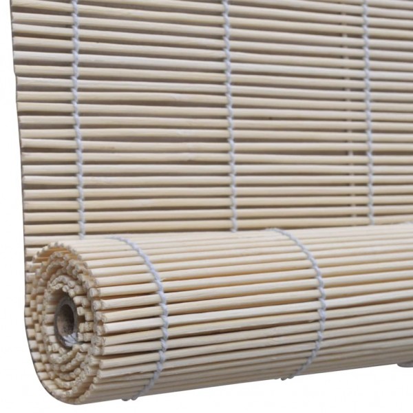 Estores de rolo em bambu natural 4 pcs 120x160 cm M 4