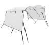 Toldo de 4 arcos Bimini c/ paredes laterais 243x(170-182)x137cm 2