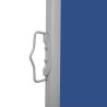 Toldo lateral retrátil para pátio 140x600 cm azul 4