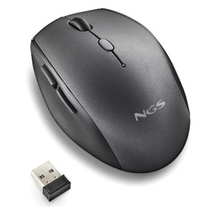 Ratón Inalámbrico NGS Bee negro H