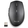 Ratón inalámbrico ngs bee black/ hasta 1600 dpi 1