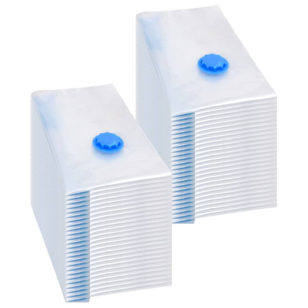 Bolsas de almacenaje al vacío de ropa y viaje 60x40 cm 50 uds D