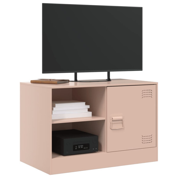 Móveis de TV 2 pcs 67x39x44 cm aço rosa M 3