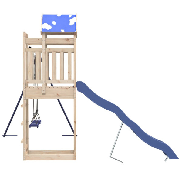 Parque infantil exterior em madeira maciça de pinho M 5