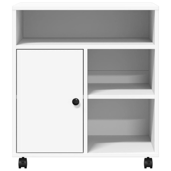 Soporte para impresora con ruedas blanco 60x50x67 cm M 5