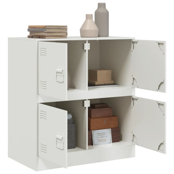 Aparador 67x39x73 cm aço branco M 4