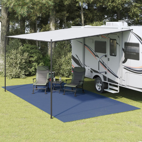 Alfombrilla de camping azul 6x3 m D