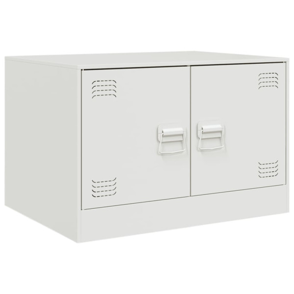 Mesa de centro 67x50x44 cm aço branco M 2