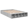 Estructura de cama madera de ingeniería gris Sonoma 140x200 cm 2