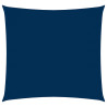 Toldo de vela cuadrado de tela oxford azul 3x3 m 1