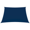 Toldo de vela cuadrado de tela oxford azul 3x3 m 2