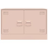 Móvel de TV 67x39x44 cm aço rosa 5