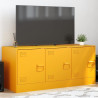 Móvel de TV 99x39x44 cm aço amarelo mostarda 1