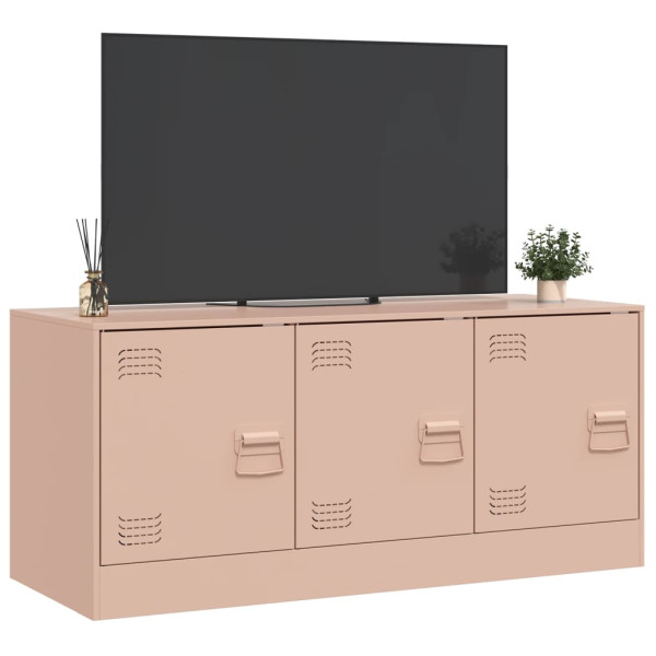 Móvel de TV 99x39x44 aço rosa M 5