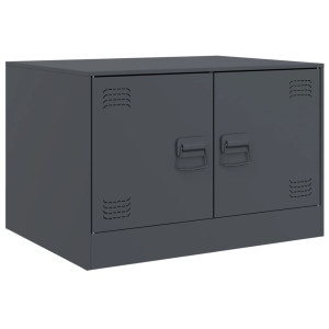 Mesa de centro 67x50x44 cm aço antracite H