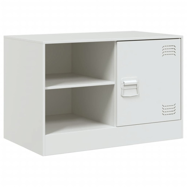 Móvel de TV 67x39x44 cm aço branco M 2