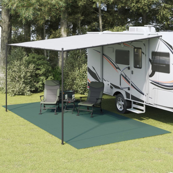 Alfombrilla de camping verde 6x3 m D
