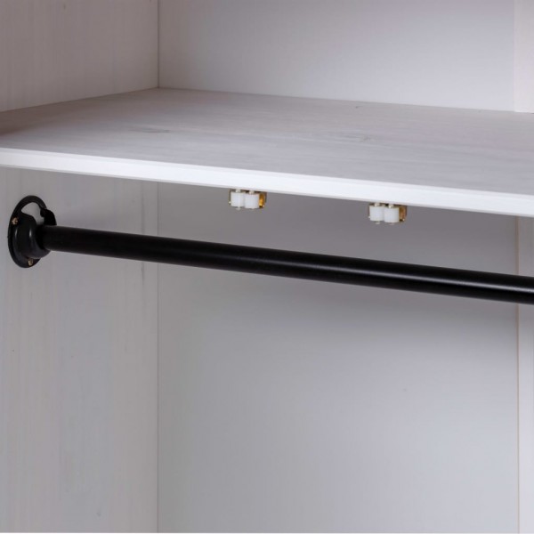 Armario de 3 puertas pino Panamá Range blanco 118x50x171.5 cm M 3