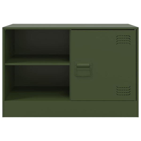 Móveis de TV 2 pcs 67x39x44 cm aço verde azeitona M 5