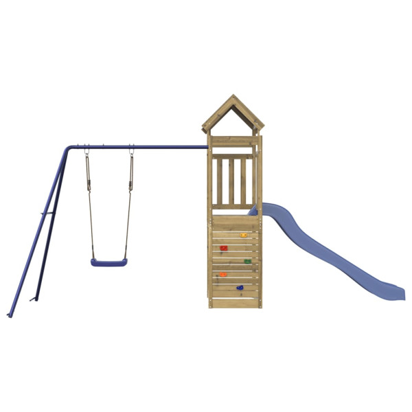 Parque infantil exterior em madeira de pinho impregnada M 3