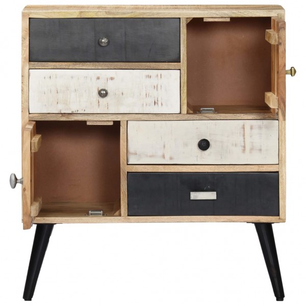 Aparador de madera maciza de mango 70x30x78 cm M 3