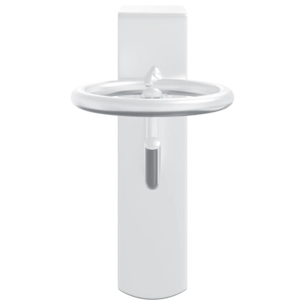 Ganchos portáteis para baldes 3 pcs aço prateado M 5