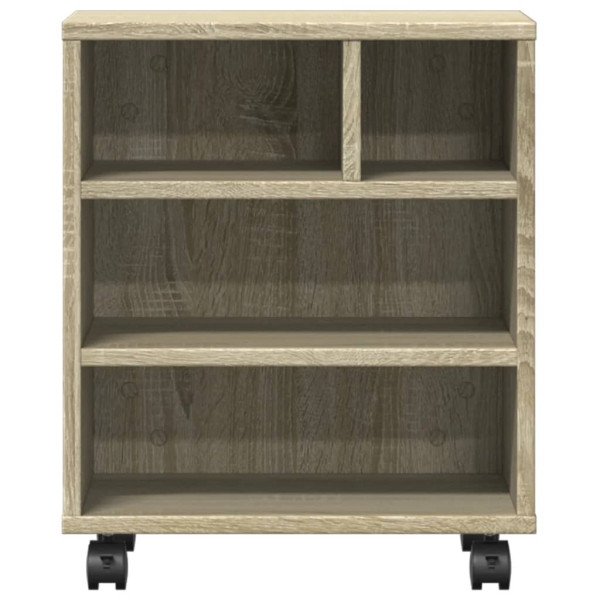 Suporte para impressora com rodas 41x32x48 cm carvalho sonoma M 5