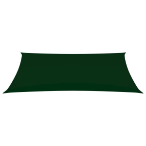 Para-sol estilo vela tecido oxford retangular 3x6m verde-escuro H
