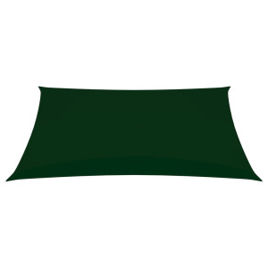 Para-sol estilo vela tecido oxford retangular 5x7m verde-escuro H