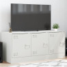 Móvel de TV 99x39x44 cm aço branco 1
