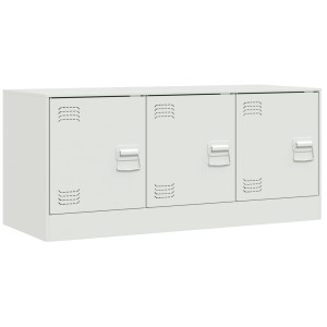 Móvel de TV 99x39x44 cm aço branco H
