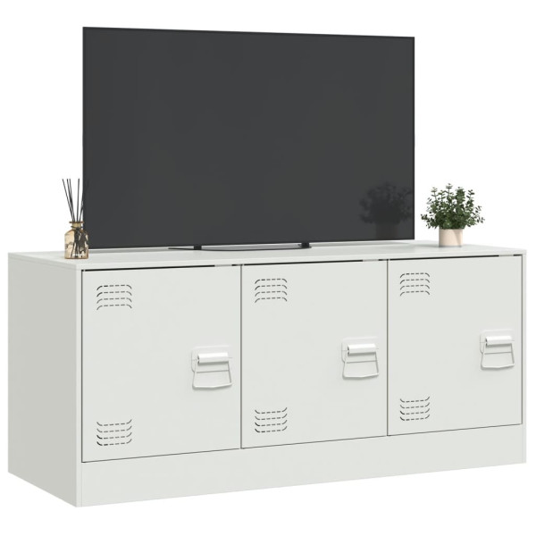 Móvel de TV 99x39x44 cm aço branco M 5