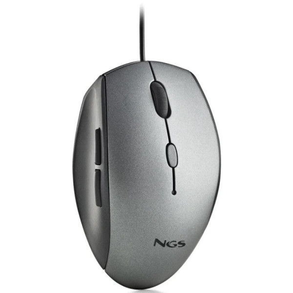 RATON OPTICO MOTH GRIS NGS M 2