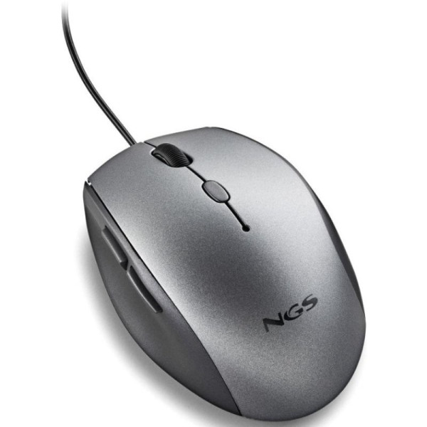 Ratón NGS MOTH gris M 4