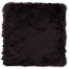 Cojines de sillas 2 uds piel de oveja auténtica marrón 40x40 cm 3