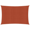 Para-sol vela retangular 160 g/m² 3.5x4.5 m PEAD terracotta 1