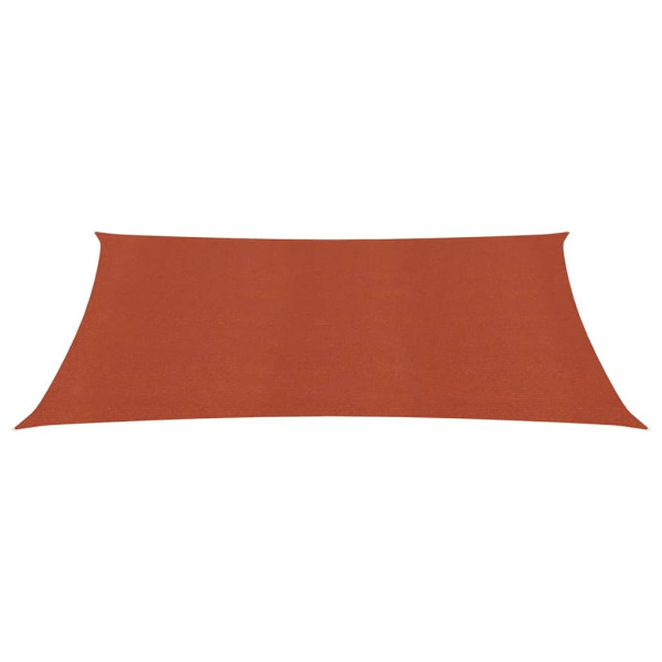 Para-sol vela retangular 160 g/m² 3.5x4.5 m PEAD terracotta M 2