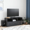 Mueble para TV de acero gris antracita 99x39x44 cm 3