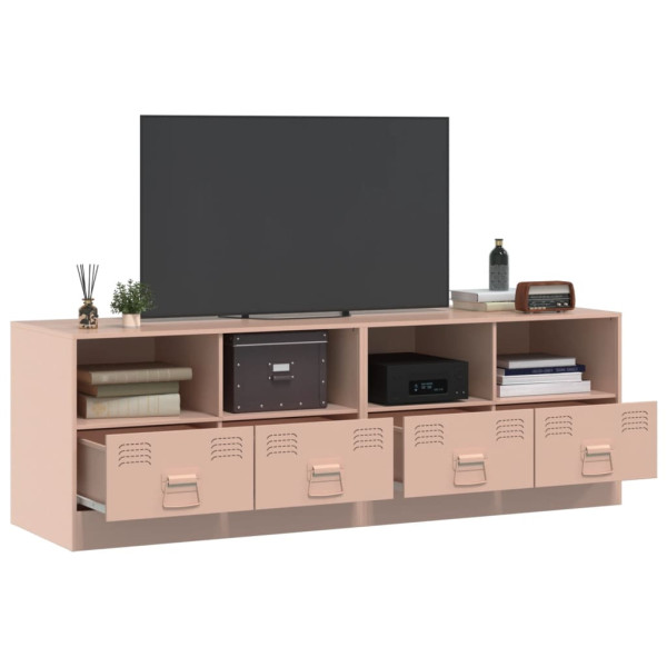 Móveis de TV 2 pcs 67x39x44 cm aço rosa M 4