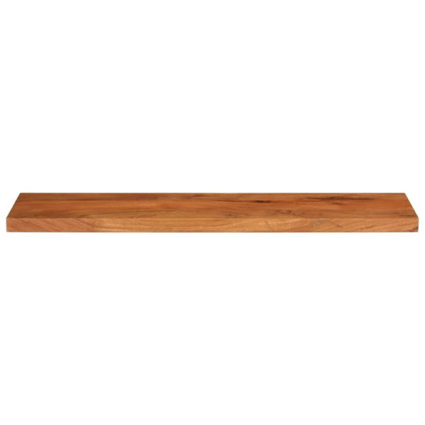 Tablero de mesa rectangular madera maciza acacia 120x30x2.5 cm M 3
