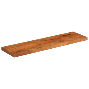 Mesa retangular placa de madeira maciça acacia 120x30x3.8 cm H